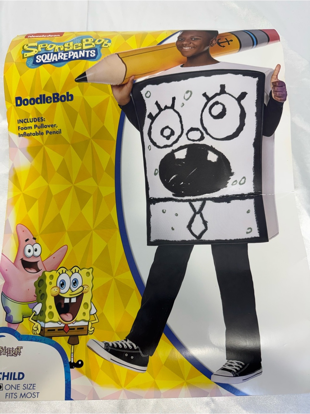 Spirit SpongeBob SquarePants DoodleBob Kids Dress Up Halloween Costume